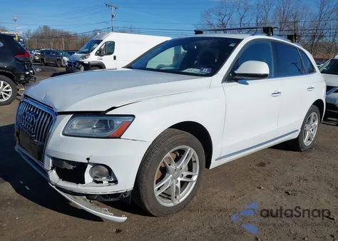 2017 Audi Q5 2.0T Premium из США, поврежденный, VIN WA1L2AFP2HA019313